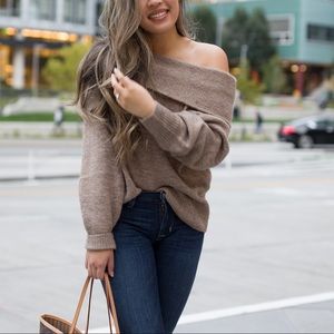 H&M Off the Shoulder Sweater